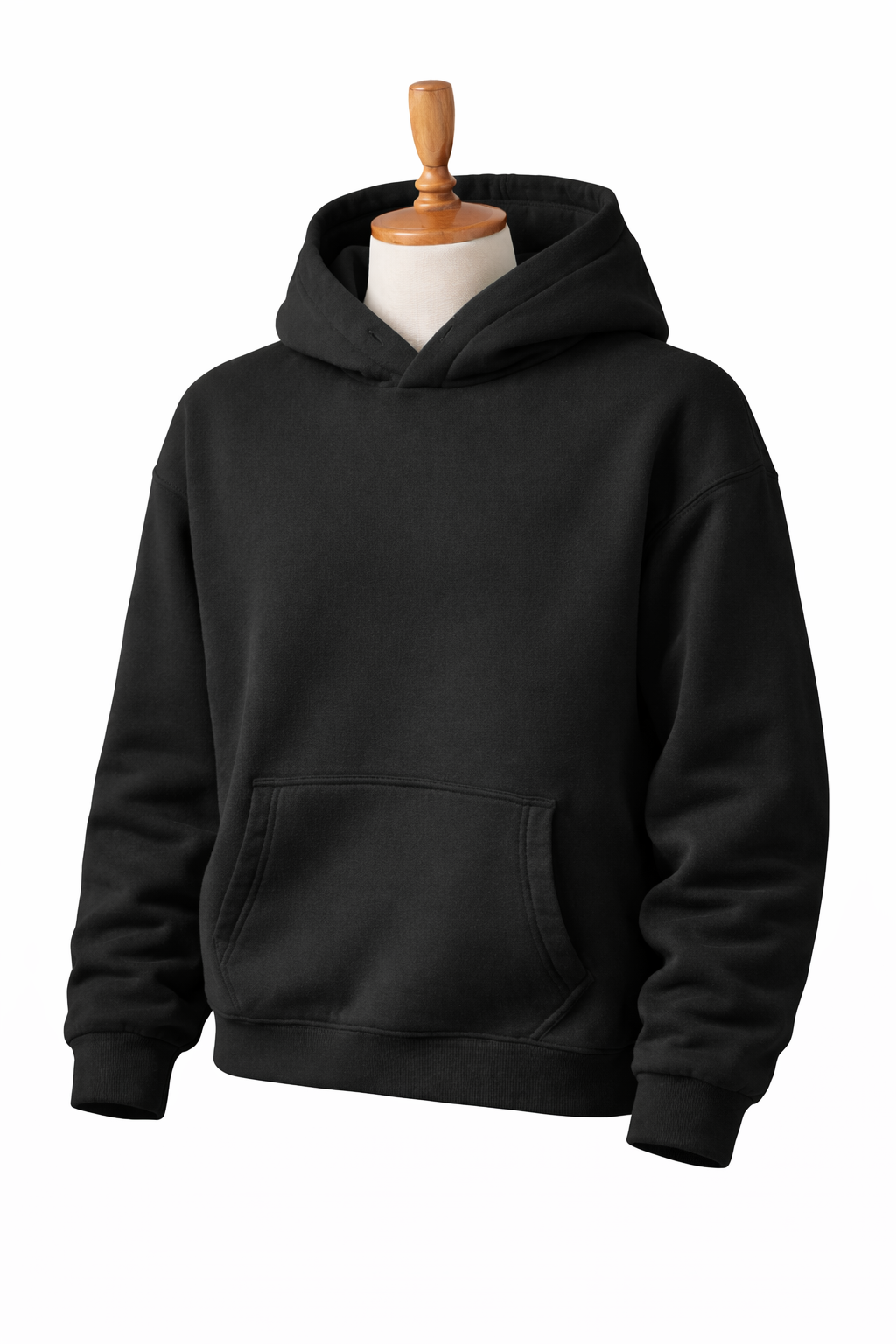 Siyah-Kapşonlu Sweatshirt